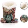3 Pack Plush Lined Eyeglasses Holder, Protective Glasses Stand Case for Desks Nightstands