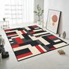 Ins Simple Style Geometric Living Room Carpet Cloakroom Bedroom Washable Non-slip Rug Dining Room Art Decoration Soft Floor Mat