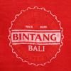 BINTANG 90s Old Back Logo Print Tank Top XXL Red Unisex Men's Used