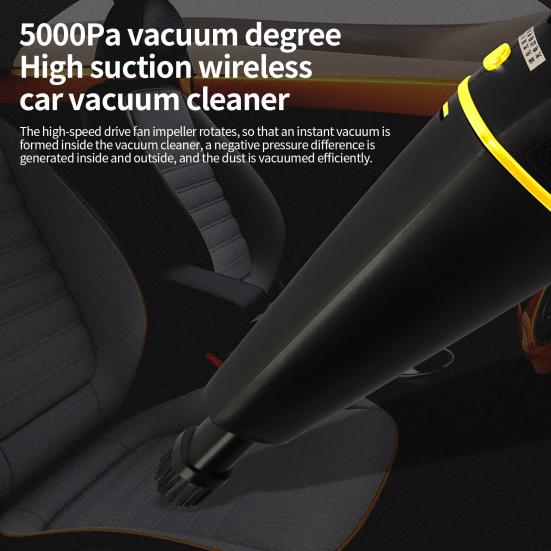 Cordless Vacuum Cleaner High Power Long-lasting Low Noise Rechargeable Handheld Dust Cleaning Lightweight