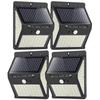 Hot Sale 144 LED Solar Light Wireless PIR Motion Sensor Waterproof Wall Lamp Solar Powered Sunlight Street Lamp Garden Decor