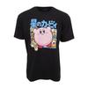 Kirby umgeben von Essen Japanischer Text T-Shirt