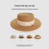 Women's Summer British Retro Newsboy Hat, Large Fit, Small Face Effect, Versatile Duckbill Beret