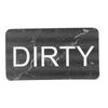 Dishwasher Magnet Double Sided Clean Dirty Word Magnet Waterproof Anti Scratch DIY Fridge Magnet for Kitchen Marble