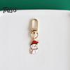 Christmas Party Keychain Cartoon Keychain, Enamel Santa Snowman Elk Snowflake Bag Charm, Holiday Decoration Xmas Theme Pendant for Backpacks Handbags