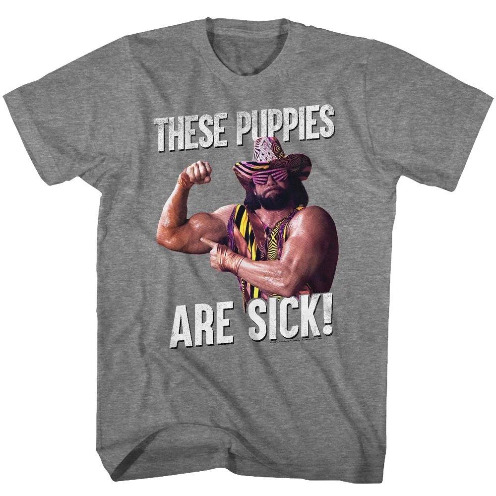 Macho Man These Puppies Wrestling Children s T-shirt 150