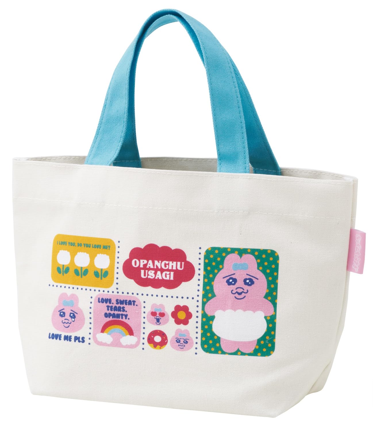 Skater Lunch Bag Canvas Tote Bag  Panty Rabbit  72981-A