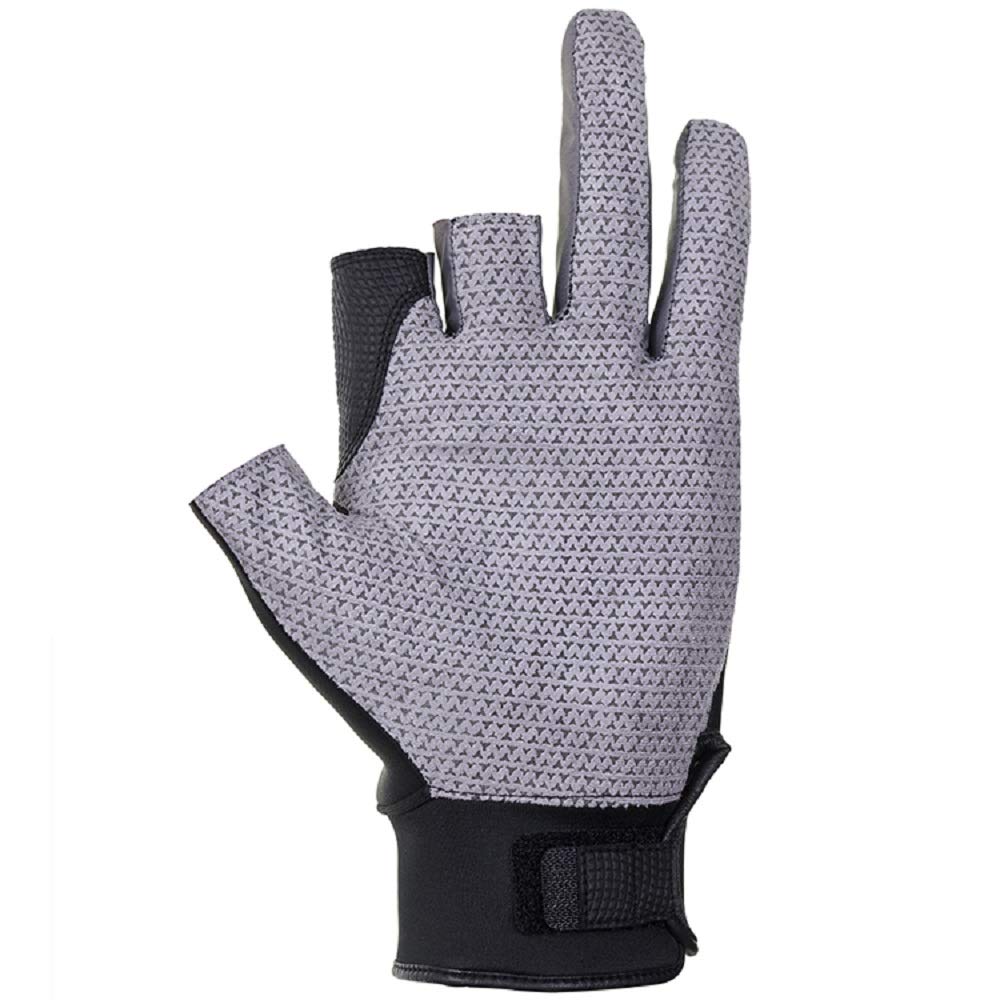 Daiwa Active Fit Cold Weather Fishing (DAIWA) All-Round Gloves, 3-Length Cut, Navy, DG-7520W