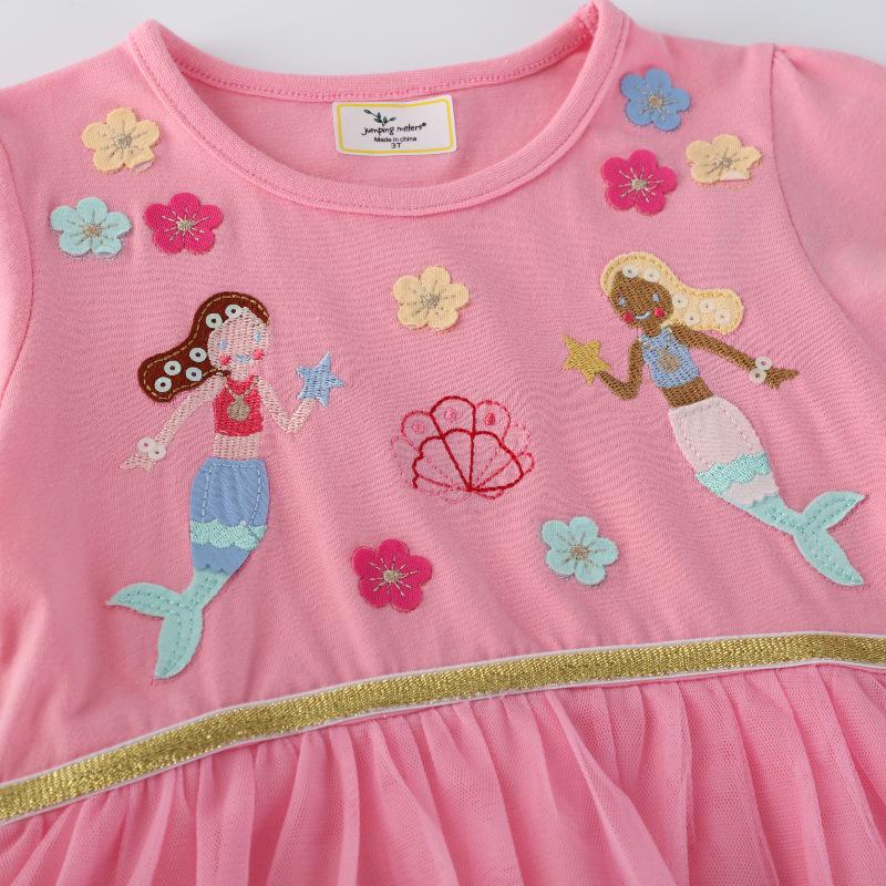 Sommer-Netz-Mädchen-Prinzessinnen-Kurzarmkleid
