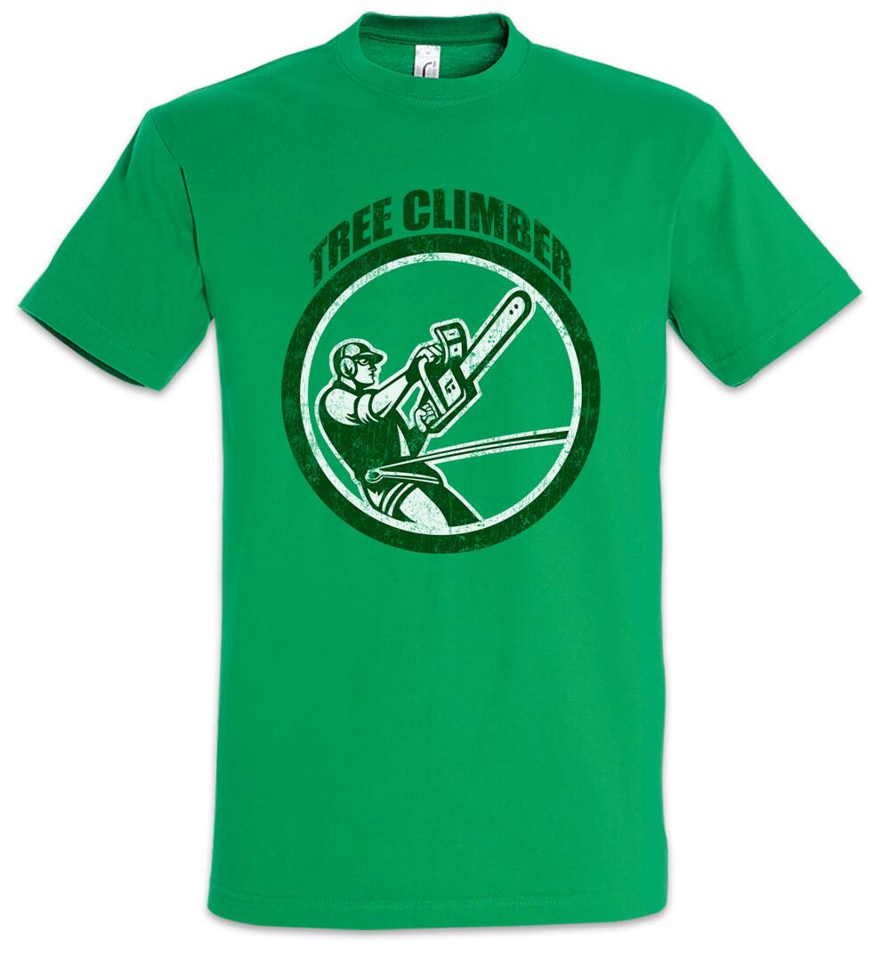 Tree Climber II T-Shirt Lumberjack Woodcutter Woodsman Woodmann Cutter L