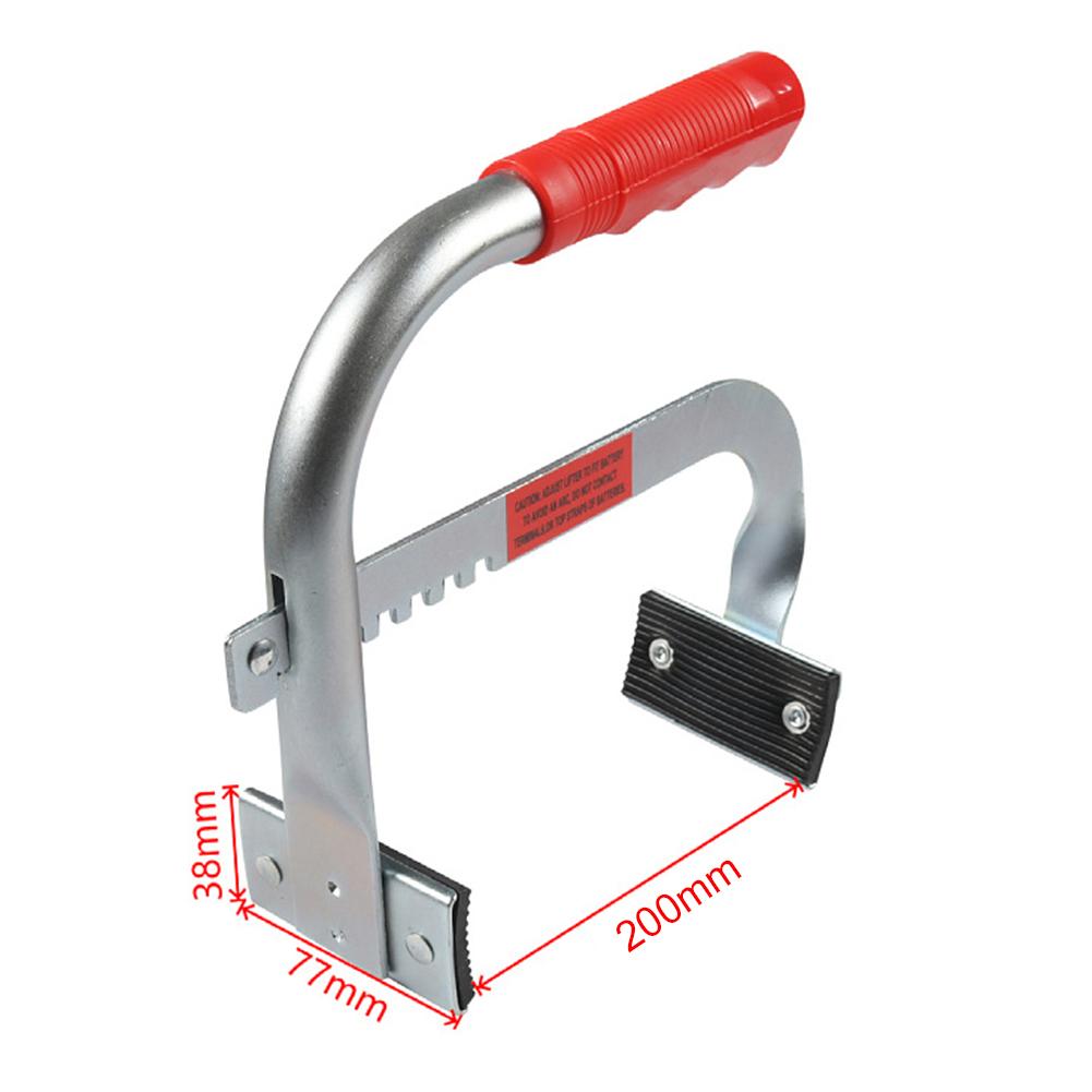 Car Battery Lifting Handle with Rubber Pads Heavy Duty Battery Carrier Moving Carrying Rack with Handle Car Battery Removal Tool