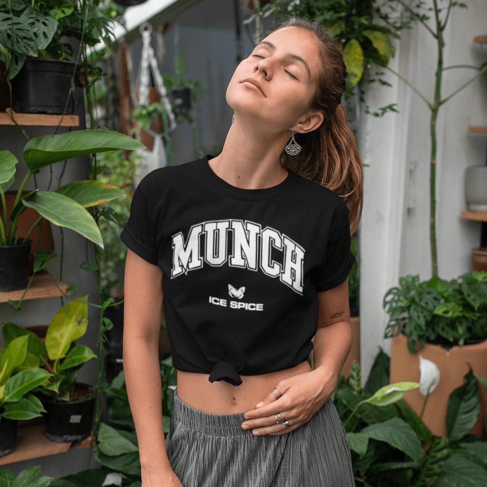 Ice Spice T-shirt Proud Munch University Top Koala Softyle Cotton Tee Unisex T-Shirt XXXL
