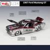 DRZG2 Maisto 1:24 Ford Mustang GT 1967 Modified Alloy Car Diecasts & Toy Vehicles Car Model Miniature Scale Model Car For Children
