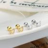 925 Sterling Silver Butterfly Stud Earrings for Women Cute Hollow Design Hypoallergenic Ear Piercing Jewelry Gold/Silver Color