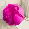 1pc Hockey Player Pattern Umbrella Design Automatic Opening and Closing Umbrella, High-quality Travel Umbrella,  c1128236