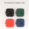 Suitable for Nothing Ear (2) Shockproof Headphone Sleeve Impact-resistant Soft Housing-Anti Dust Washable-Silicone Cover