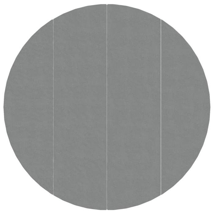 VidaXL Pool Cover, Round Ground Mat, Pool Cover, Pool Protection Garden Terrace, Light Grey Ø500 Cm 94221