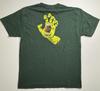 Santa Cruz Screaming Hand T-shirt Grafica Skateboard da Uomo Taglia L Verde Unisex