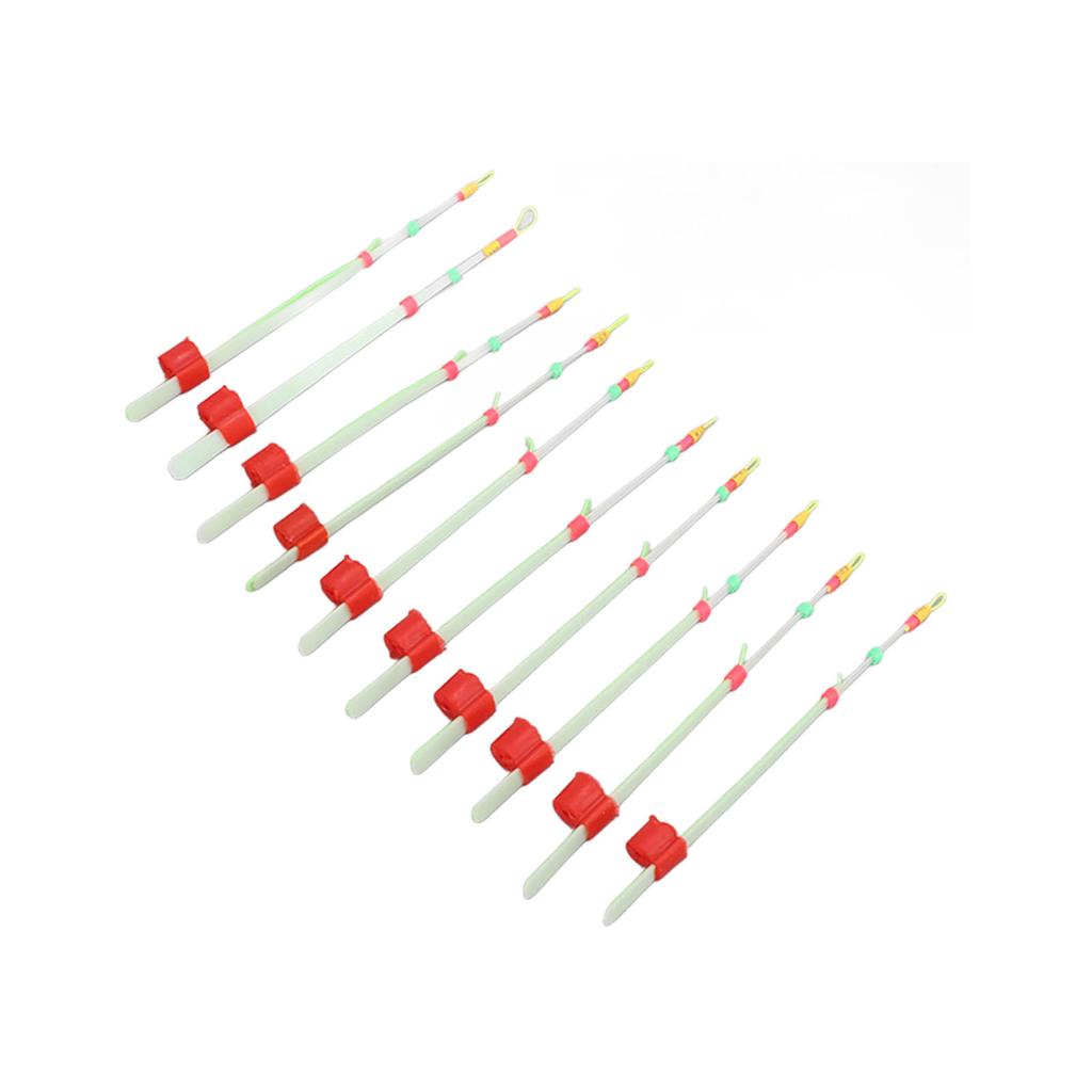 10 Stück Mini Eis Angelrute Top Tip Pole Front End für Winter Eis Angeln Zubehör