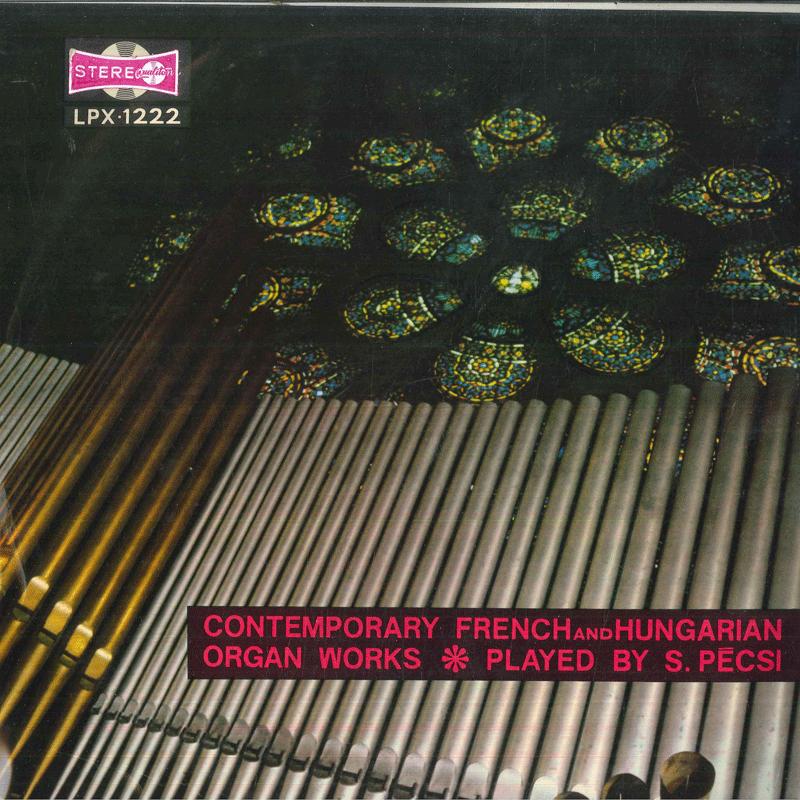 

LP Record PECSI SEBESTYEN Contemporary French And Hungarian O LPX1222 QUALITON 196 Hungary Classical Used