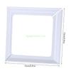 24TE White Plastic Post Base Trim Skirt 4inch Interior Diameter for Deck Posts 4Piece