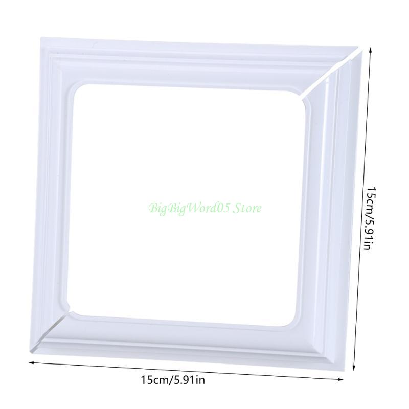 24TE White Plastic Post Base Trim Skirt 4inch Interior Diameter for Deck Posts 4Piece