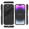 Für iPhone 16 Pro Max Hülle PC+TPU Stoßfeste Handyhülle mit Ständer
