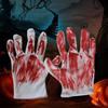 Halloween Blood Stain Masks Dress Up Cosplay Props Realistic Blood Mittens  Decor