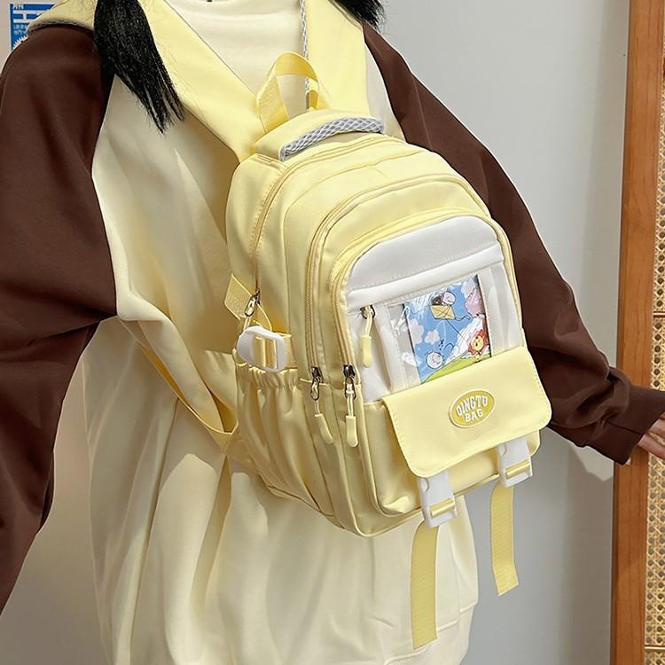 School bag, junior high school girl, high school college student, class backpack, large capacity burden reduction backpack, female