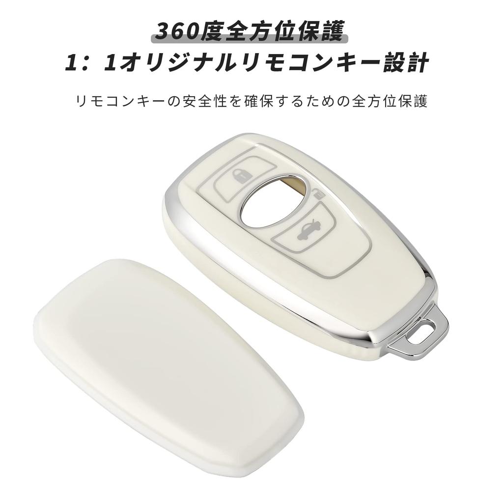OFFCURVE Smart Key Cover for Subaru Cars, 3 Button Smart Key Case, Designed for