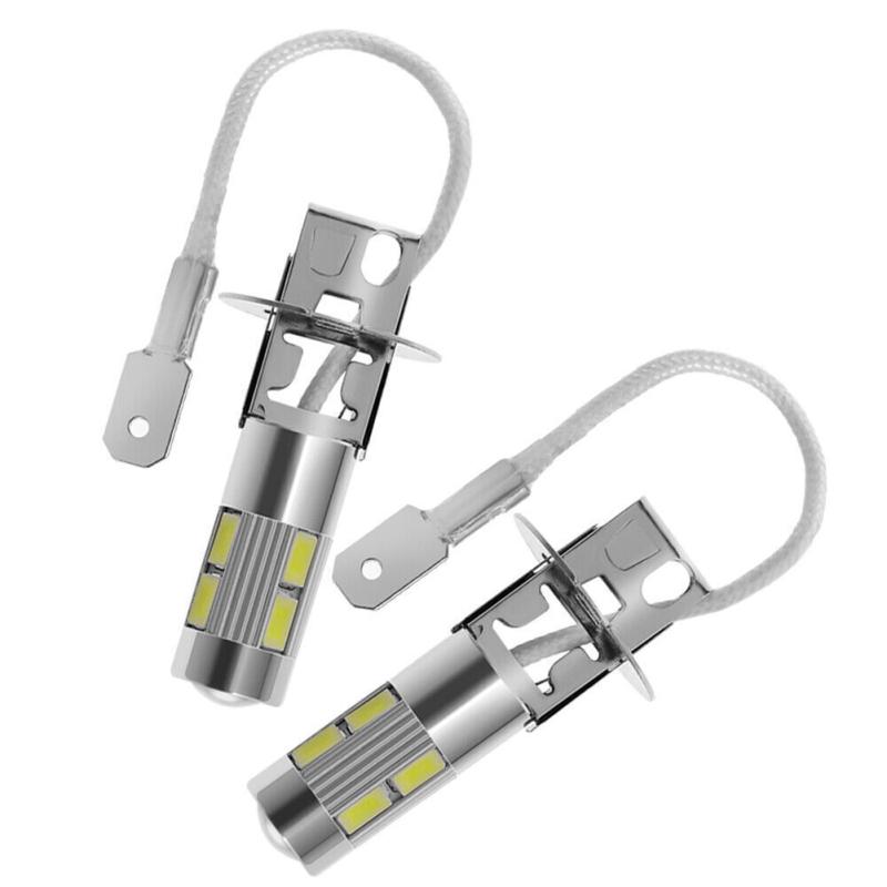 2 szt. Żarówka reflektora samochodowego 12v H3 High Power Led 6000k Xenon Lampa przeciwmgielna Jazdy Drl Lights Żarówki reflektorów