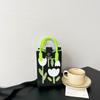 Mobile phone bag flower knitted bag niche versatile shoulder messenger bag trendy tote bag flower knitting