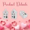 Hollow Mini House Tealight Candle Holders,Decorative Candle Holders for Table Centerpieces Christmas Home Decorations