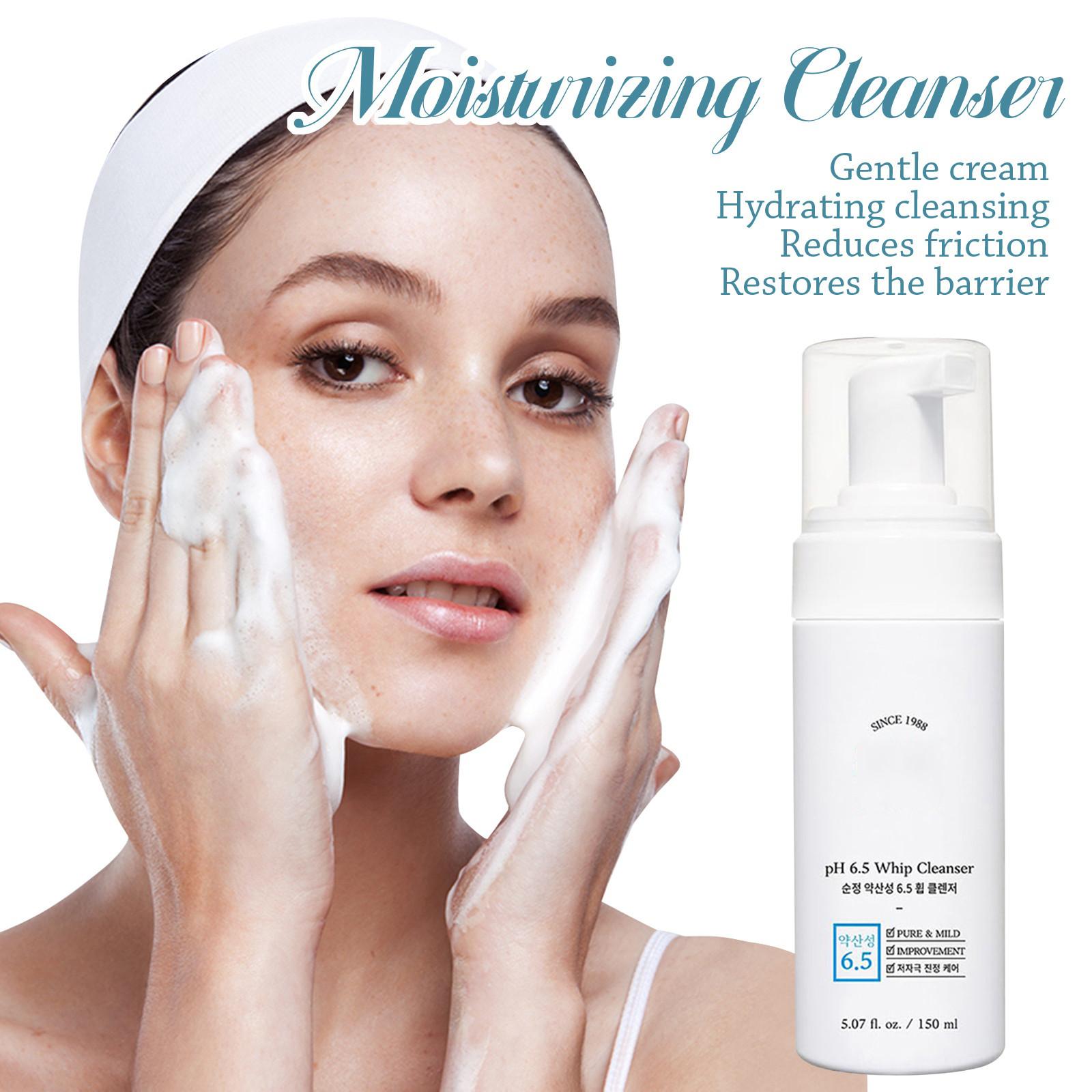 

Пенящееся очищающее средство с мелкой пеной и безопасными ингредиентами, увлажняющее очищающее средство, подходит для чувствительной кожи, 150 мл