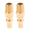 2pcs 1/4inch Gas Quick Connector Adapter Heavy Duty