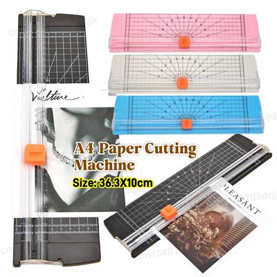 A4 Bidirectional Cutting Paper Cutter with Pull-out Ruler for Paper Trimmers Scrapbook Lightweight Cutting Mat Machine