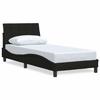 VidaXL Bed Frames Without Mattress Hanko Black 90x200 Cm Fabric 3310365