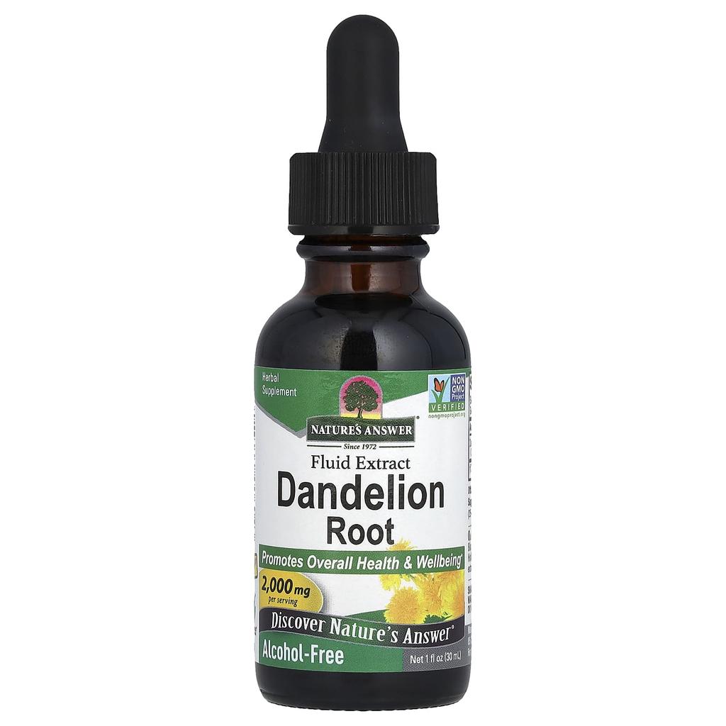 Nature'S Answer, Liquid Extract, Dandelion Root, Alcohol Free, 2,000Mg, 30Ml(1Fl Oz)