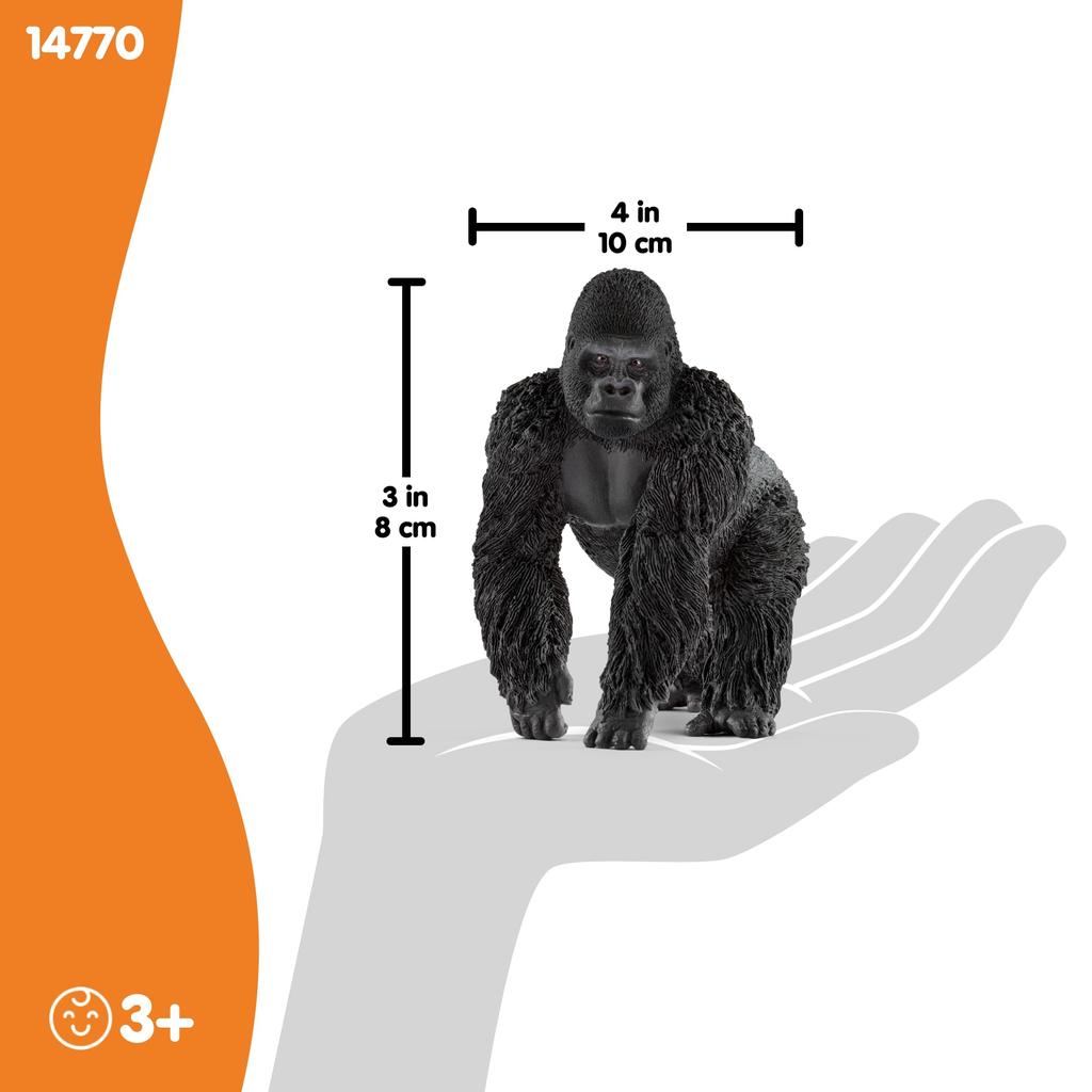 Schleich Wildlife Gorilla Figure 14770 (Male)