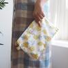 Debbie Simple Pouch L (Blue/Ivory)