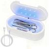 Multifunctional Cleaning Box, Portable USB Cleaning Box for Nail Manicure Make Up Tools,Jewelry,Tattoo Supplies Cleaning