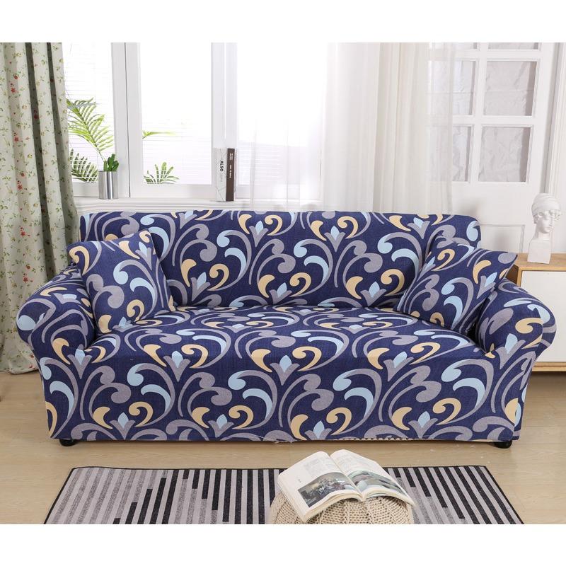Bankhoes All-Inclusive Antislip Stretch Bankhoes Echt Leer Vintage Bankhoes Volledig Bedekkend Stof Ambacht Combinatie Bankkussen