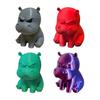 Angry Hippo Figurine 3D-Printed Hippo Ornament Desk Buddy Grumpy Hippo Statue