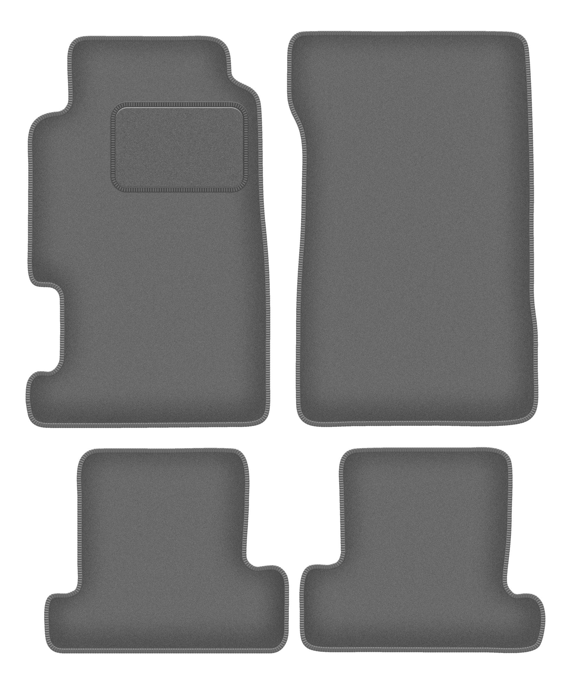 Velour graphite car mats for: Honda Prelude IV coupe (1991-1996)