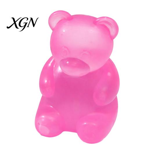 Relaxation Soft Toy Bear Shape Stress Relief Toy, Elastic Sensory Fidget High Density School Bag Durable TPR Ball, Portable Pinch for Kids