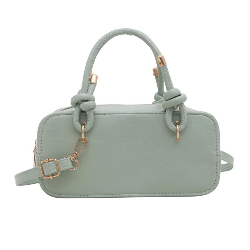 

Простая повседневная праздничная портативная маленькая квадратная сумка женская летняя новая нишевая легкая роскошная рабочая на плечо сумка-мессенджер зелёный