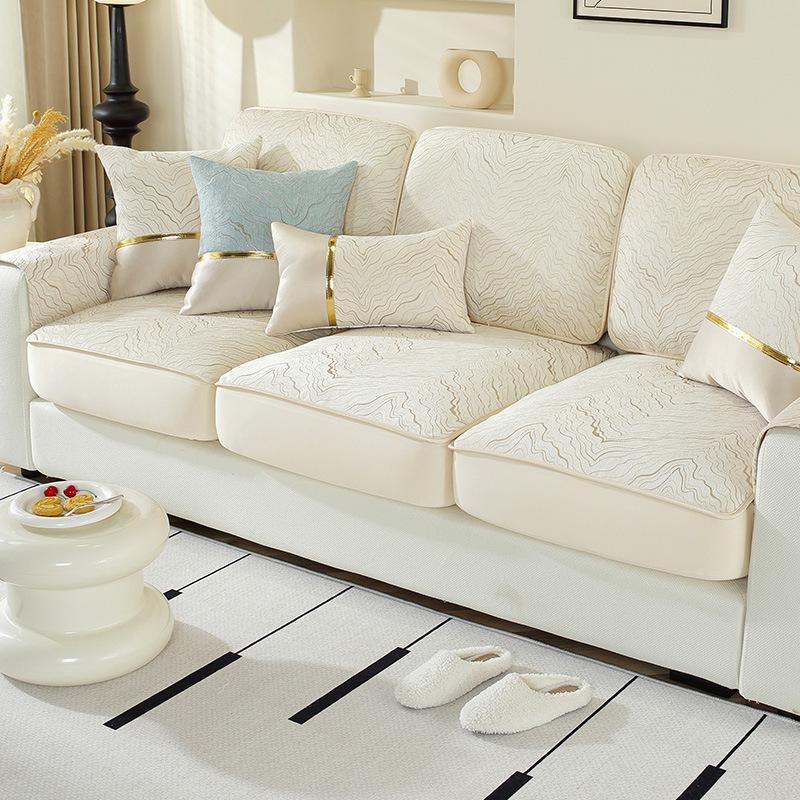 

Universal Sofa Cover All InJUEusive Non Slip Backrest Cushion Four Seasons Seat Protector Durable Soft Fabric 60*60cm