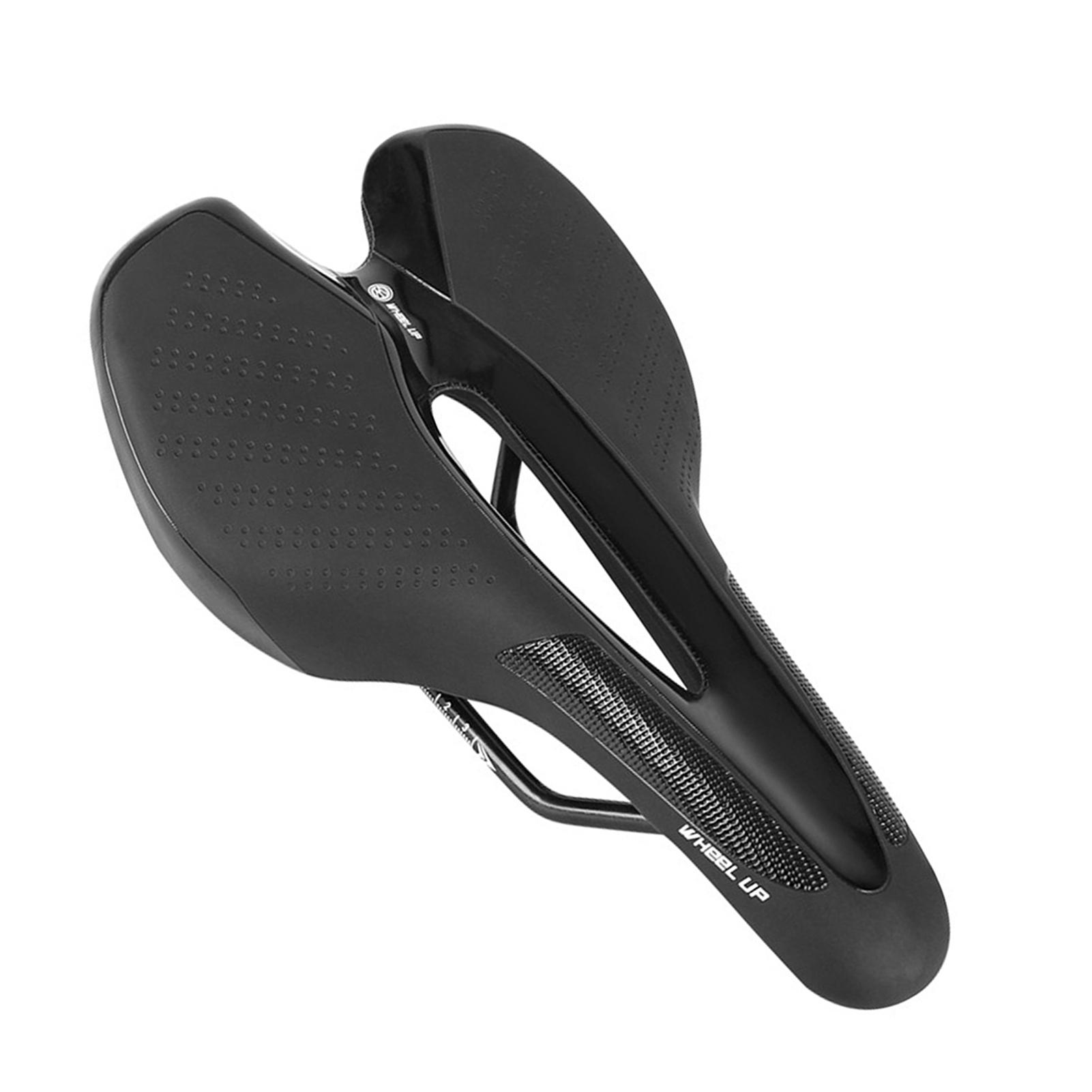 

Bike Saddle Bike Seat Cushion Cycle Saddle Hollow Breathable Seat Cushion with USB Charging Warning Taillight for Cycling Black