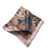 High-quality heavy twill silk scarf women's summer thin 111 mulberry silk 71 medium square scarf scarf