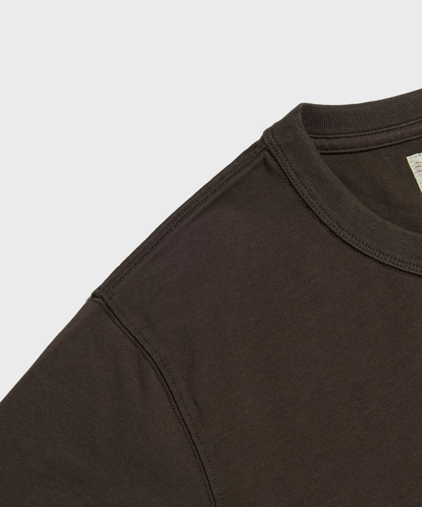 Ledeutoneido 9.5Oz Cotton Basic Tee Mocha Brown
